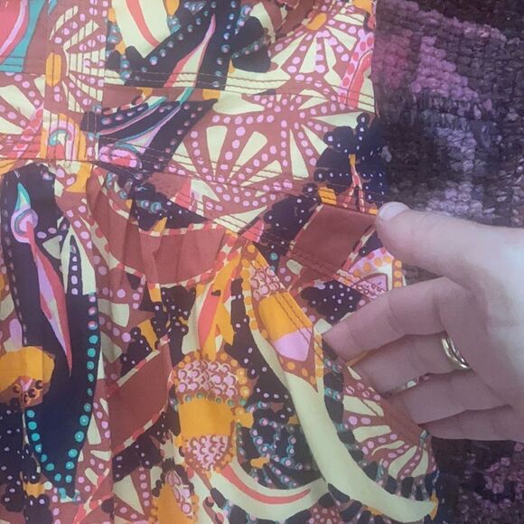 NWT A.L.C. Women's Adele Tiered Halter Maxi Dress in Russet Multi Size 00 - Picture 9 of 12